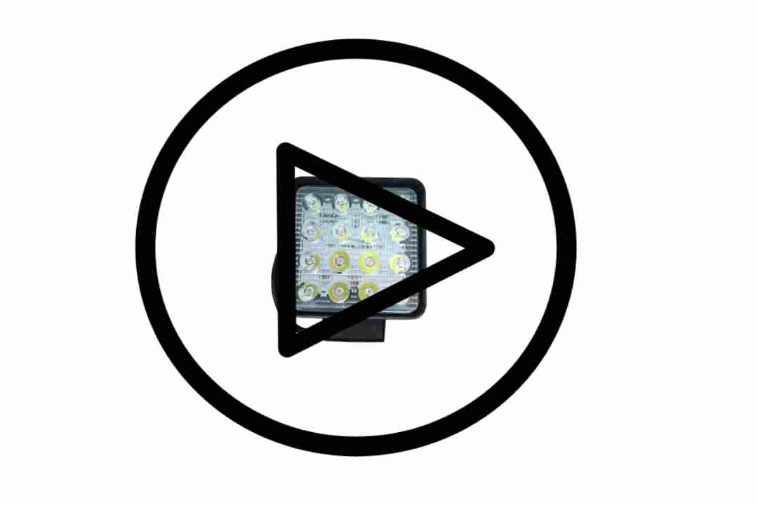 فیلم تست چراغ پروژکتور کامیون و تریلی و آفرود 