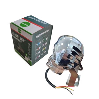 جشنواره پاییزه/ چراغ پروژکتور جمجمه کروم نور سفید زرد 