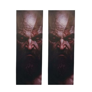 برچسب رنگی ستون سواری طرح خدای جنگ God of War ( پک ۲ عددی ) 