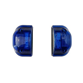 چراغ پلاک تریلی و کامیون سایز کوچک طلق آبی SRS ( پک ۲ عددی )