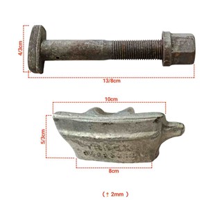 پک ۳تیکه پیچ مهره لقمه توپه پره طرح ترلکس TRILEX ایرانی 