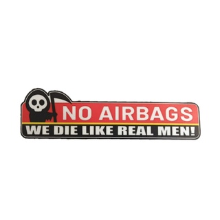 برچسب بدنه و شیشه سواری طرح بدون ایربگ NO AIRBAG 