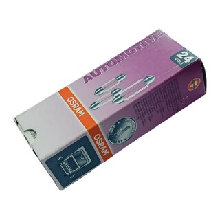 لامپ 24 فشنگی 10Wچراغ پلاک کامیون  OSRAM  ( ۱ عددی )