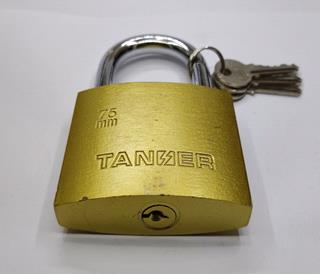 قفل آویز طلایی نمره ۷۵ تنسر tanser