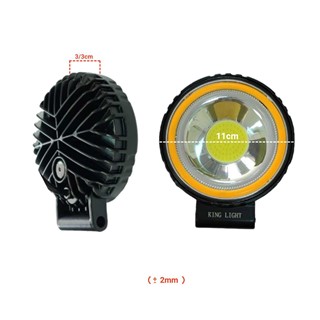 سفارش عمده چراغ پروژکتور گرد cob و led چشمک‌زن king light 8011 ( پک ۵ عددی )