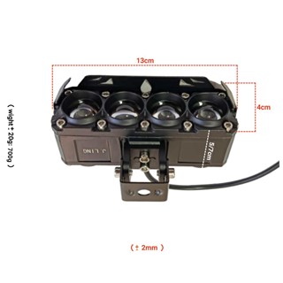 چراغ پروژکتور ۴ لنز ۶۰ ولت ۲ حالت نور سفید و زرد luxi M LU327