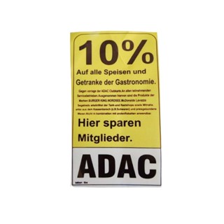 برچسب سواری حالت عمودی آداک ۱۰ درصد  ADAC