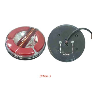 چراغ خطر گرد بالونی طرح واس marsoto SMD