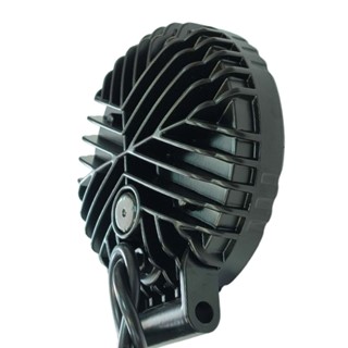چراغ پروژکتور گرد اسکلتی با ۸ لنز مهتابی با چشمکزن زرد king light 80073