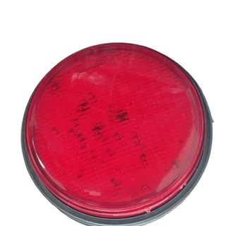 چراغ گرد ترمز استپی ثابت و چشمکزن ۱۲ و ۲۴ ولت قاب لاستیکی SRS S340