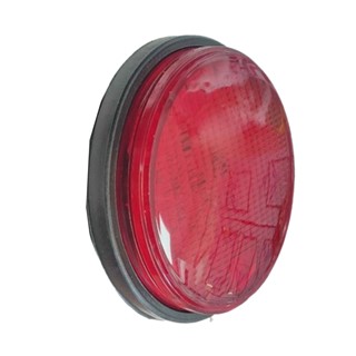 چراغ گرد ترمز استپی ثابت و چشمکزن ۱۲ و ۲۴ ولت قاب لاستیکی SRS S340