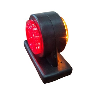 چراغ بغل پایه لاستیکی دو طرفه نور زرد و قرمز AYLA ( پک ۲ عددی )