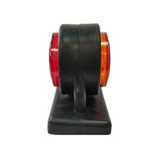 چراغ بغل پایه لاستیکی دو طرفه نور زرد و قرمز AYLA ( پک ۲ عددی )