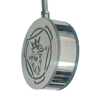 چراغ گرد کروم طرح استیل زیر آینه دو طرف نور زرد و قرمز طرح scania ( پک ۲ عددی )