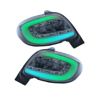 چراغ خطر اسپرت سواری پژو ۲۰۷ طرح مولتی کالر کد ۲۲۰۵۵۹ ریموتی ( چپ و راست )