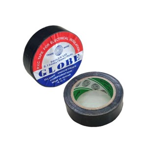 چسب برق نواری مشکی اصلی تایوانی لوگو GLOBE حک شده  ( بسته ۱۰ عددی )