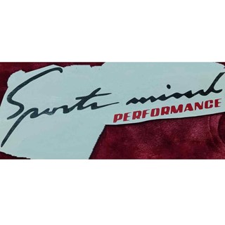 برچسب دو رنگ sport شیشه و بغل گلگیر 