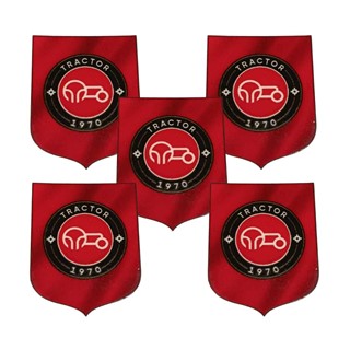 برچسب رنگی uv طرح پرچم تیم تراکتور ( بسته ۵ عددی )
