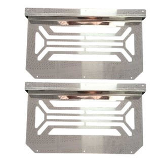 توری استیل محافظ چراغ یورو چهار جاچراغ جدید ( پک ۲ عددی )