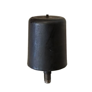 ضربه گیر لاستیکی تک پیچ کله قندی 