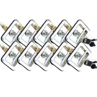 سفارش عمده قفل استیل اهرمی درب جعبه تریلی و کامیون ( پک ۱۰ عددی ) 