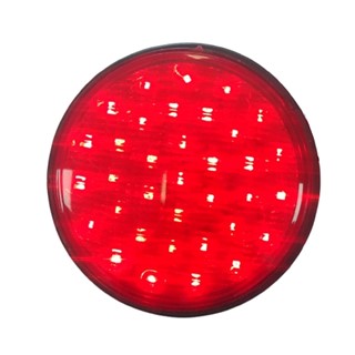 چراغ گرد ترمز استپی ثابت و چشمکزن ۱۲ و ۲۴ ولت قاب لاستیکی SRS S340