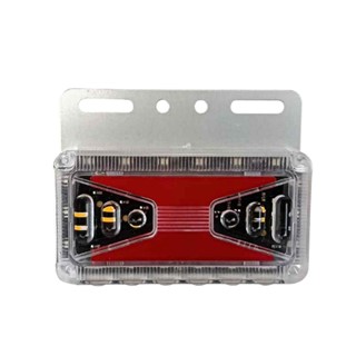 چراغ بغل آویز طرح X قرمز نور ثابت و فلشر luxi M luc49