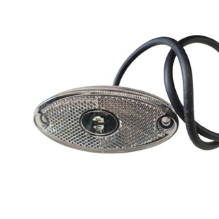چراغ بغل بیضی سفید NGco تک لنز SMD با کابل بلند ( پک ۱ عددی )