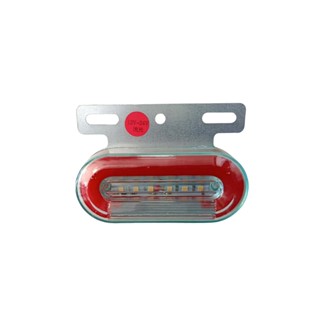 چراغ بغل آویز طرح U قرمز سایز کوچک luxi M luc48