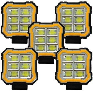 سفارش عمده چراغ پروژکتور مربعی ۶خانه king light 8010 ( پک ۵ عددی ) 