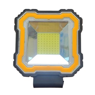 چراغ پروژکتور COB وسط  و LED کنار زرد و سفید و چشمکزن king light 8008 