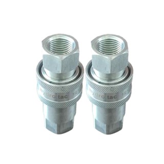 کوپلینگ هیدرولیک نر و ماده سایز ۱/۲ با ۳۲۰ بار hydro tac ( پک ۲ عددی )