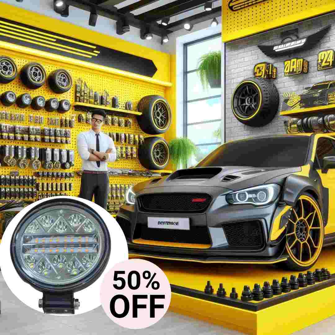 جشنواره بلک فرایدی چراغ پروژکتور گرد کامیون و تریلی ۵۰ درصد تخفیف black Friday 